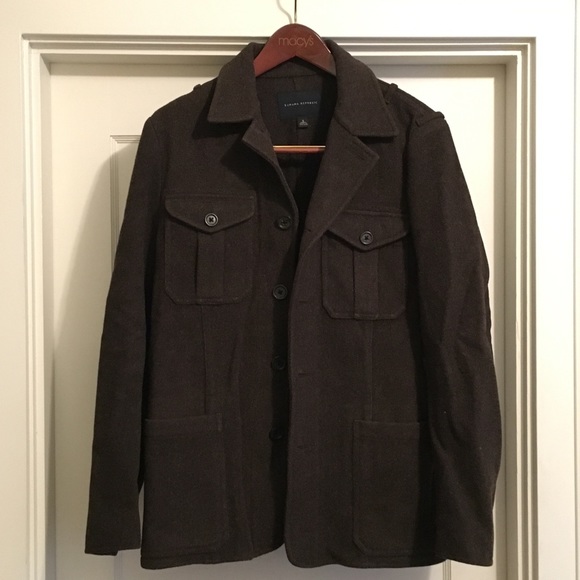 Banana Republic Other - Brown wool military style jacket